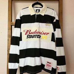 STARTER x Budweiser Varsity Stripe Rugby Shirt